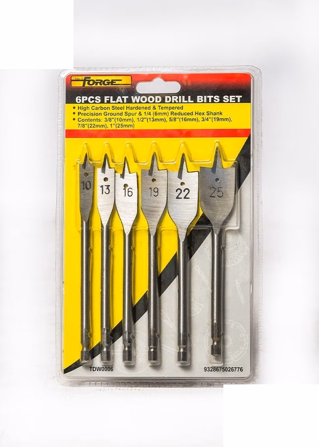 Forge 6pcs Wood Drill Bits Set