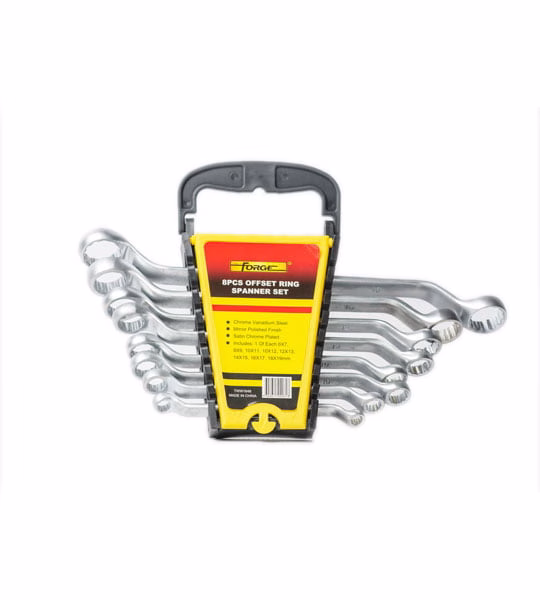 FORGE 8PCS OFFSET RING SPANNER SET