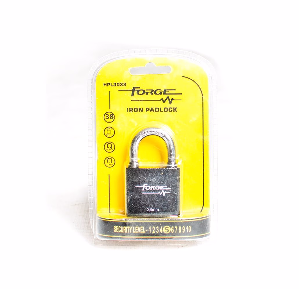 FORGE IRON PADLOCK 38MM