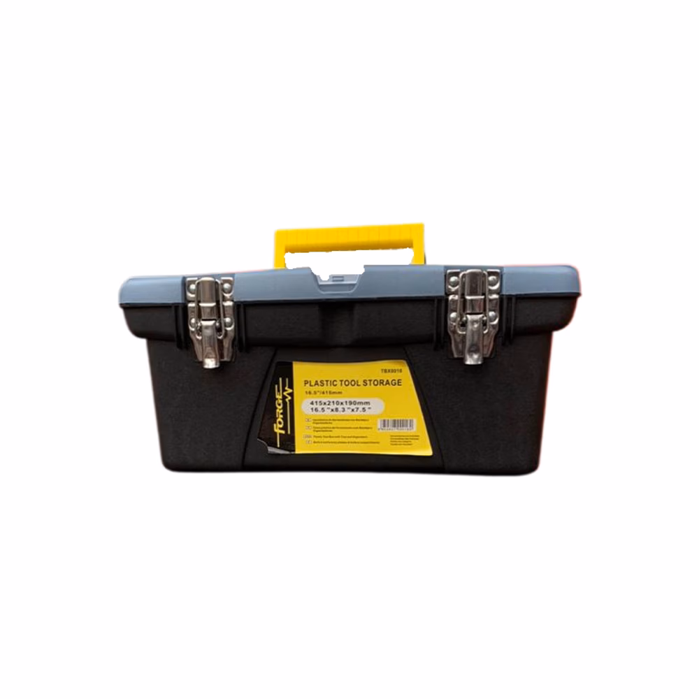 Forge Plastic Tool Box 16.5 Inch