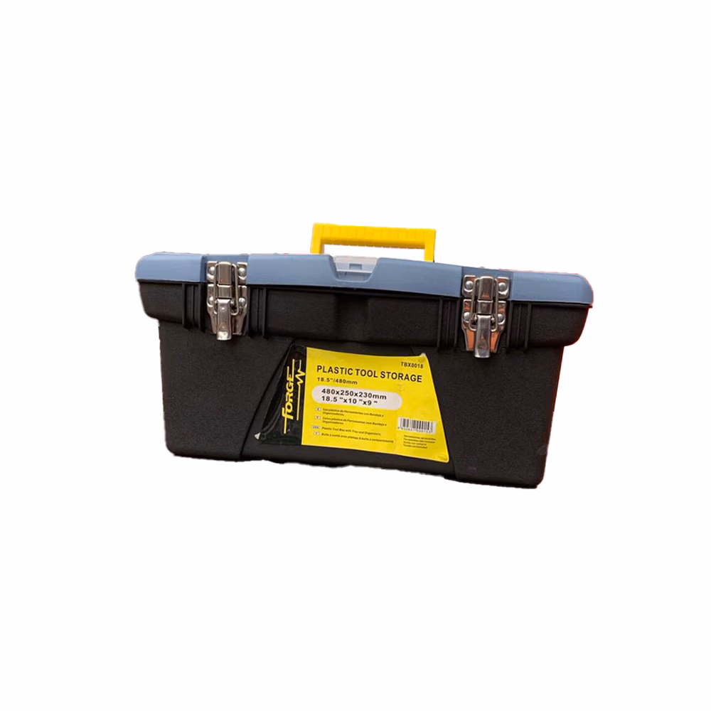 Forge Plastic Tool Box 18.5 Inch