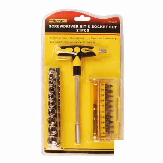 Forge Screwdriver Handle + Socket Set 20