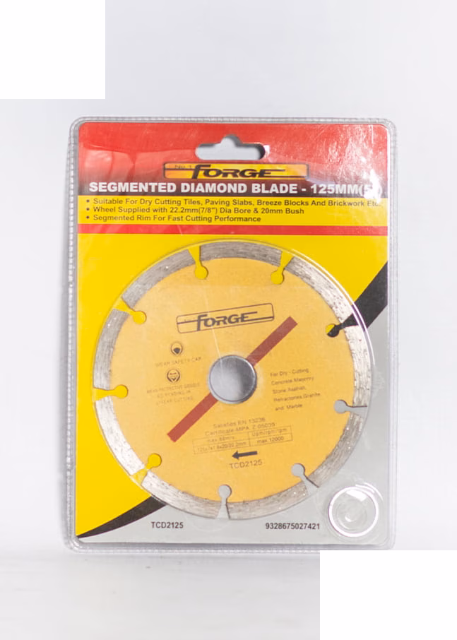Forge Segmented Diamond Blade Dry 125mm
