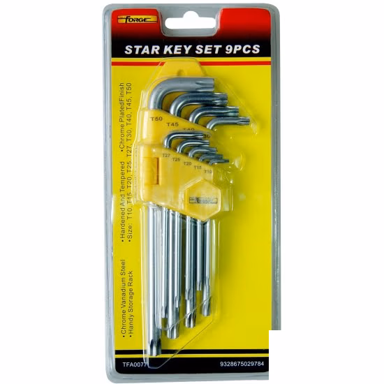 Forge Star Key Set 9pcs T10-T50