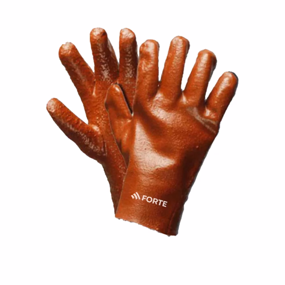Forte Brown Pvc Gloves 27cm