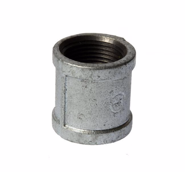 Galvanised – Socket Plain – 15mm