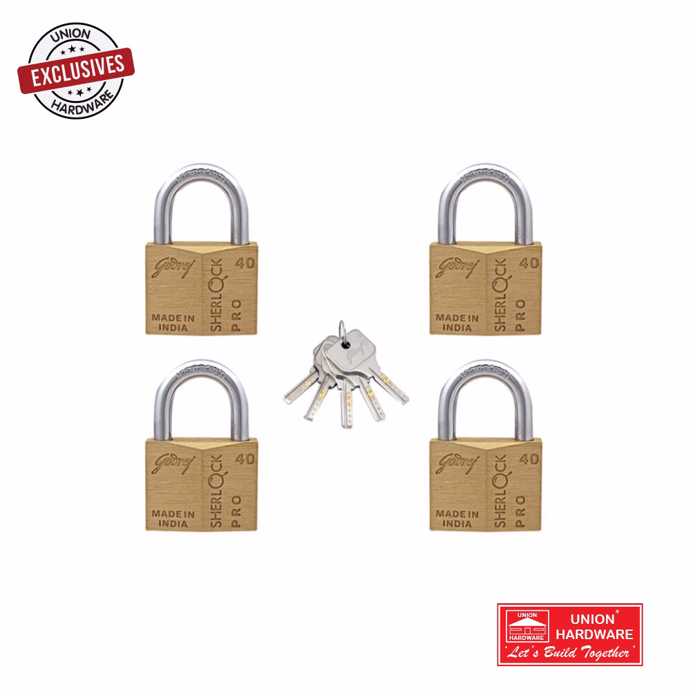 GD 40MM SHER PADLOCK PRO 4IN1 CK EB 7194