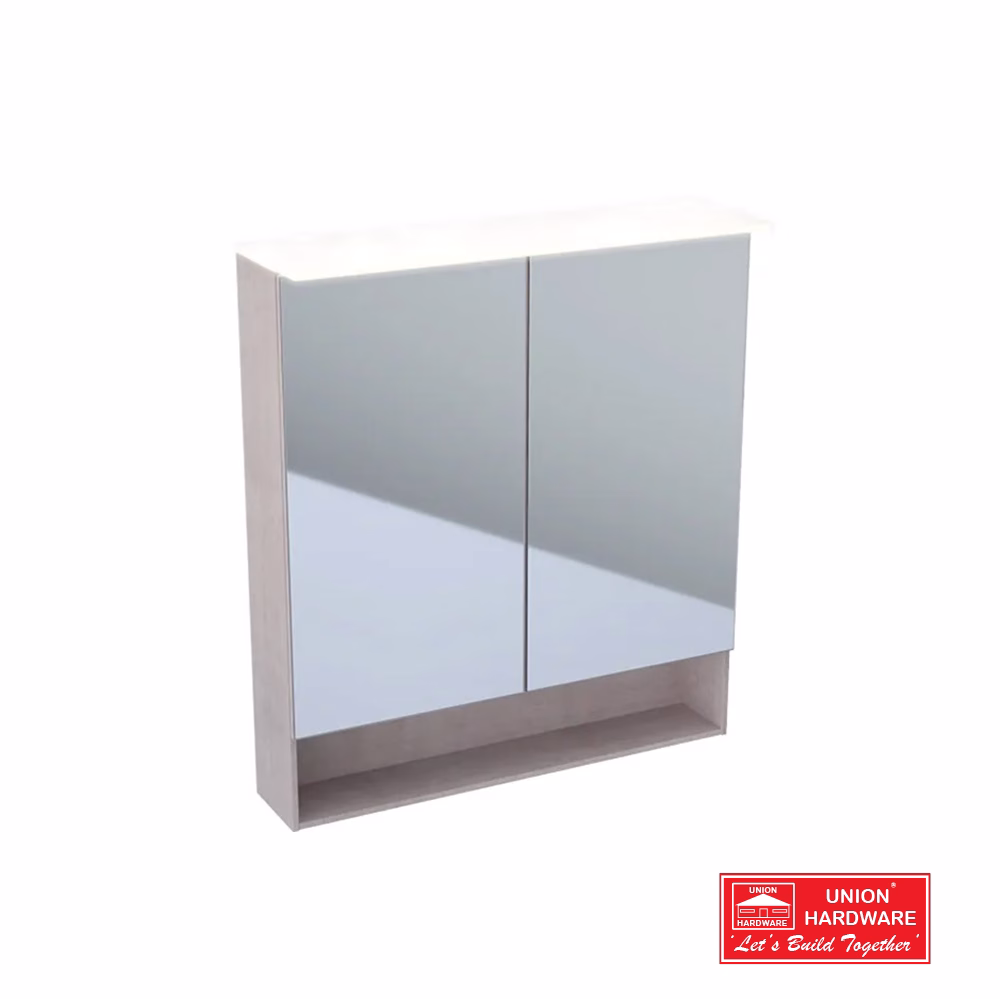 GEBERIT ACANTO MIRROR CABINET W LIGHTING 2 DOORS