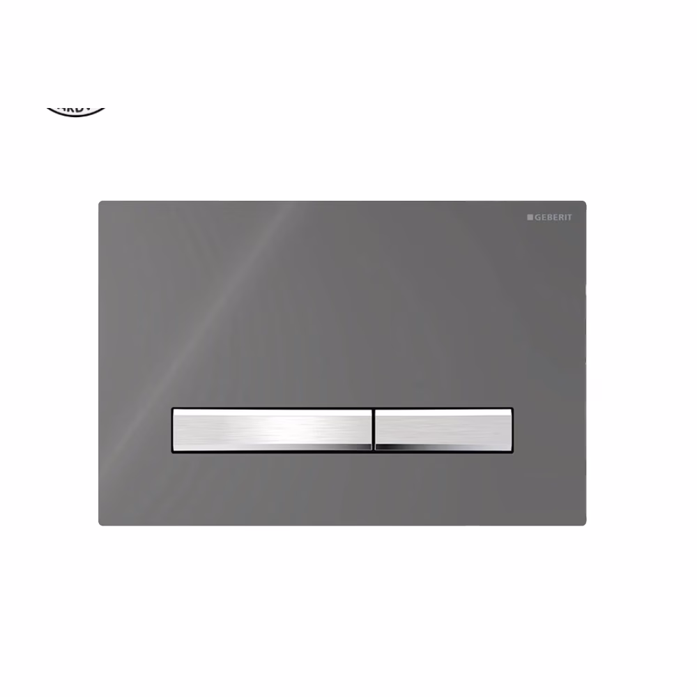 Geberit Actuator Plate Sigma50 Smoked Glass Finish