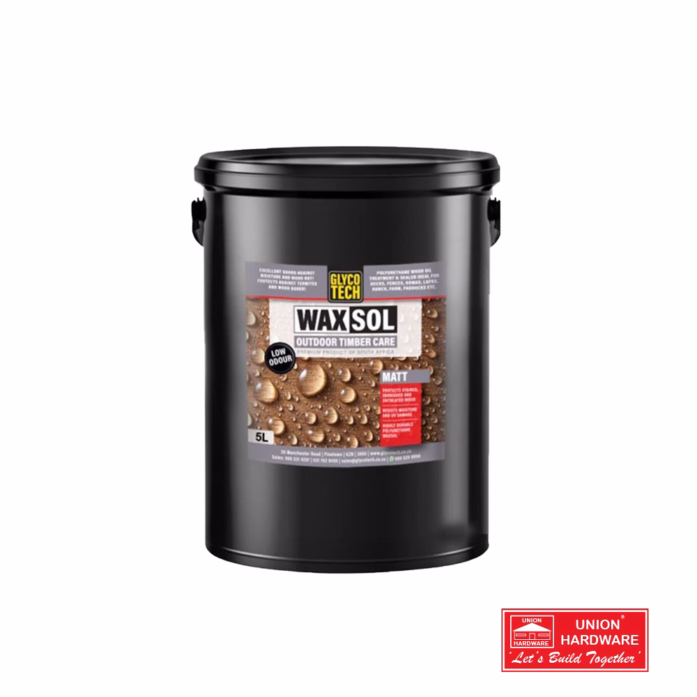 GLYCO TECH WOOD/TIMBER PRESERVTIVE 5L WAX SOL MATT