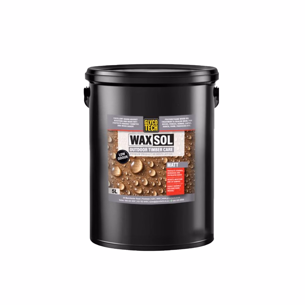 Glyco Tech Wood/Timber Preservtive 5l Wax Sol Matt