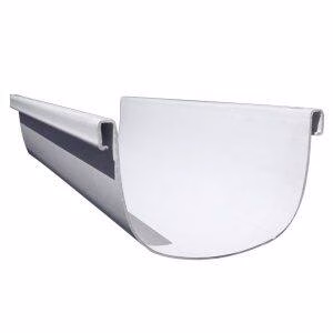 GUTTER PVC 0.5 ROUND 6M