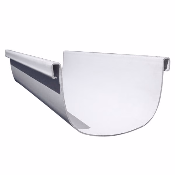 GUTTER PVC D-SHAPE GPE 6M