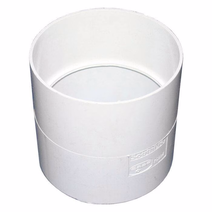 GUTTER PVC ROUND D-PIPE CONNECTOR