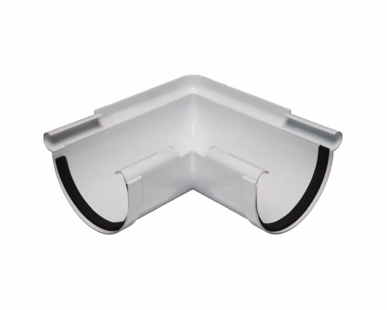GUTTER PVC ROUND EXTERNAL CORNER DA504