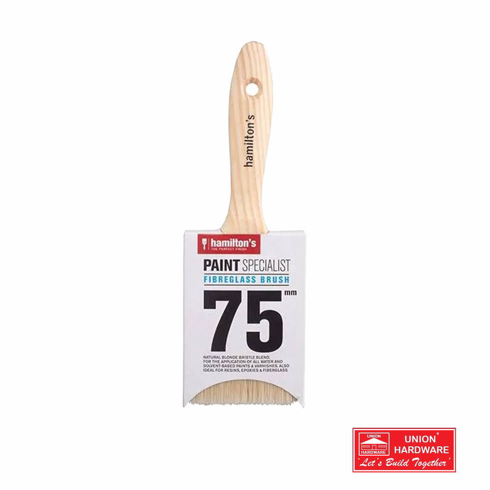 HAMILTON FIBREGLASS BRUSH 75MM