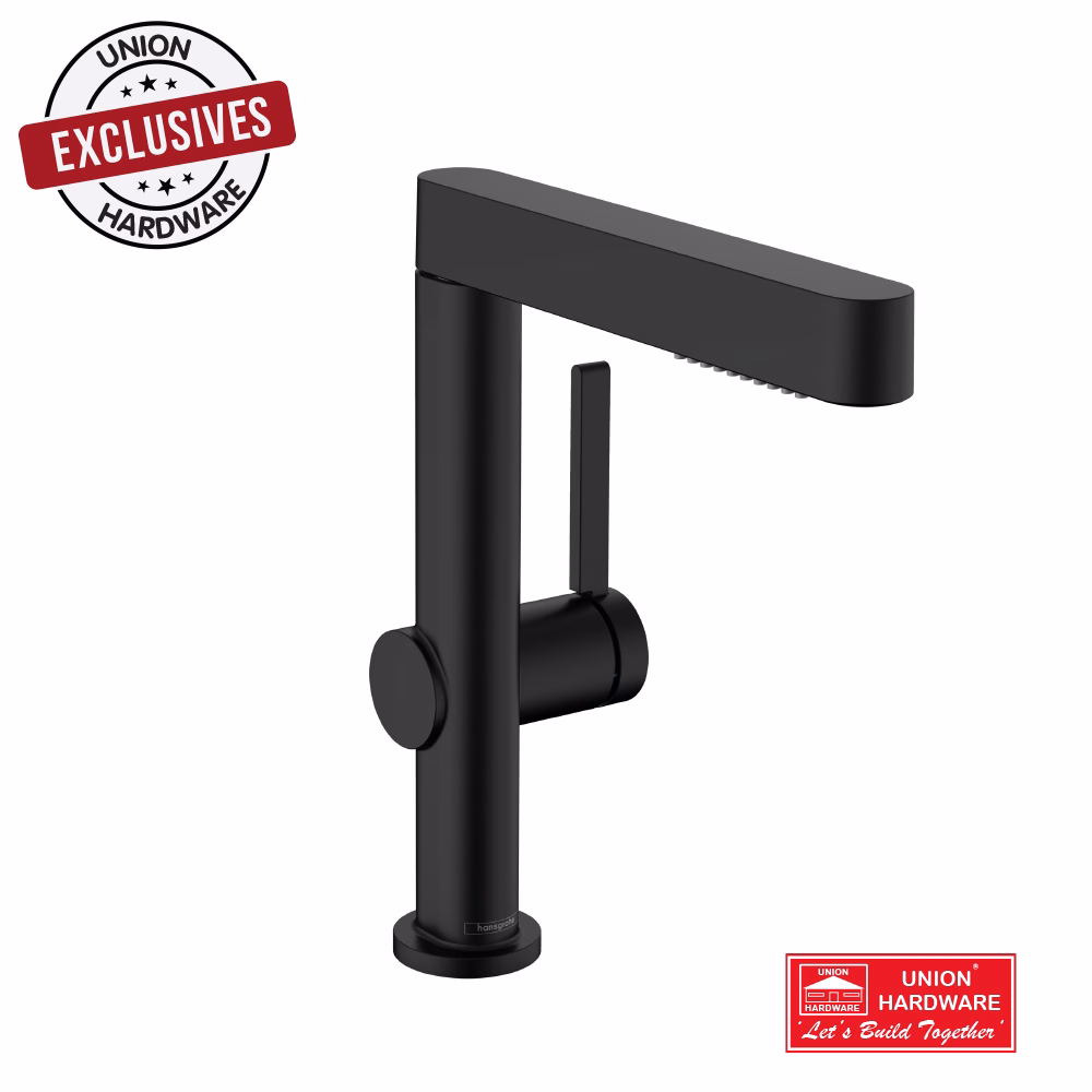 HANSGROHE 230 FINORIS BASIN MIXER PULLOUT M-BLK