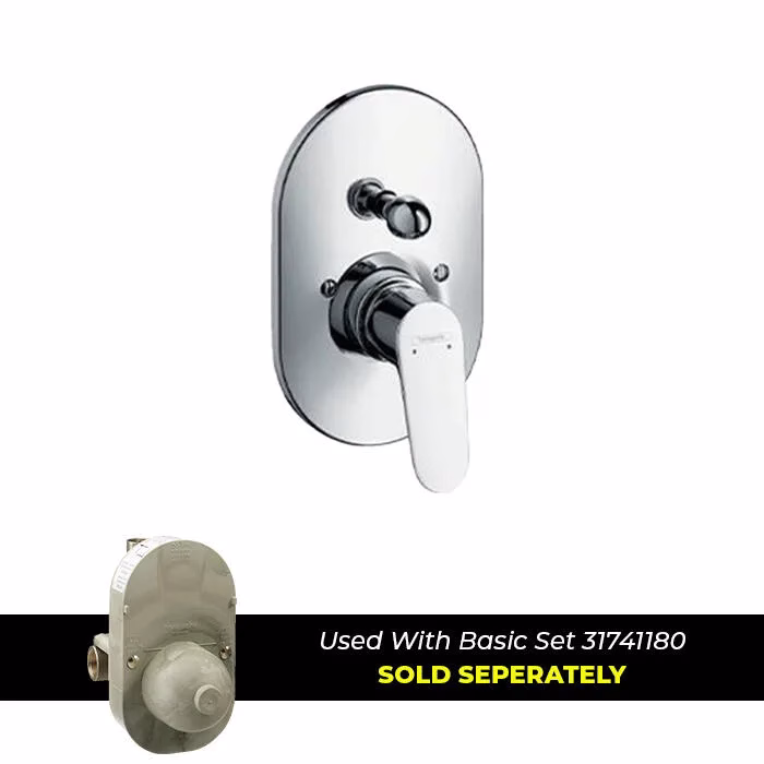 HANSGROHE BATH MIXER CONCEALED DECOR FIN