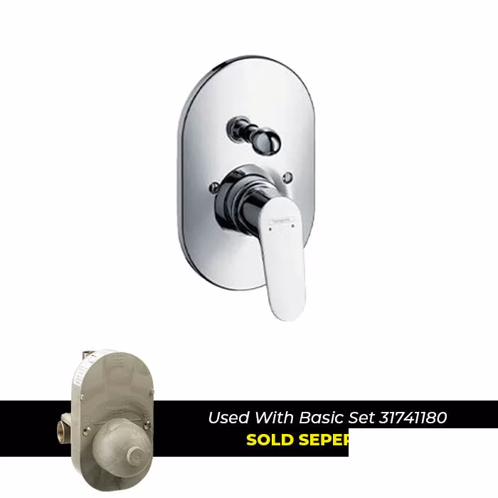 Hansgrohe Bath Mixer Concealed Decor Fin