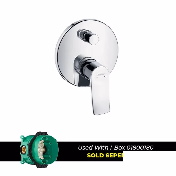 Hansgrohe Bath Mixer Concealed Metris Finish Chrome With Diverter