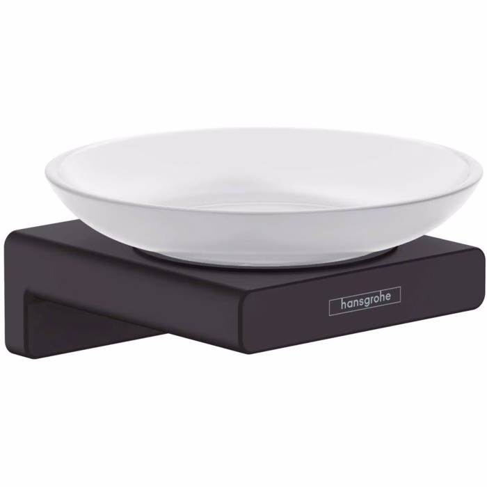 HANSGROHE SOAP DISH ADDSTORIS MATT BLACK