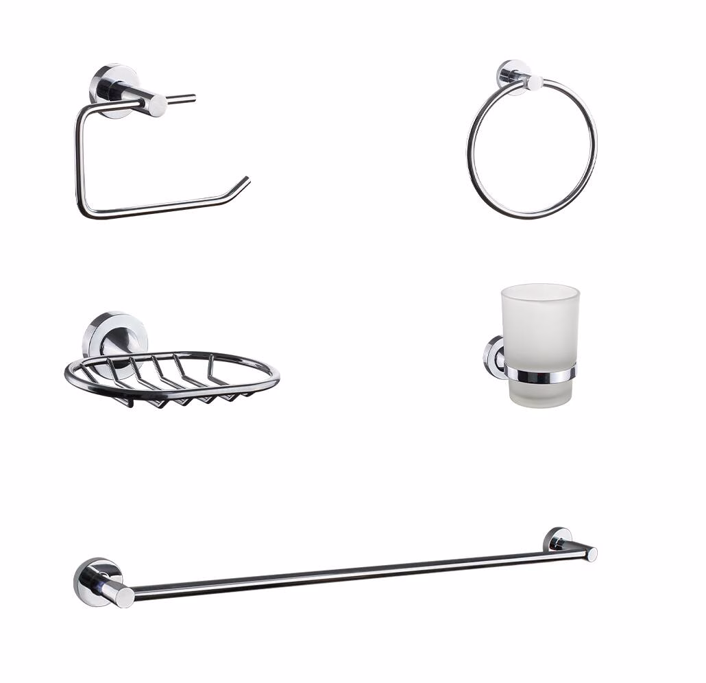 HC RND RND5PC 5 PIECE BATH ASSESSORY SET