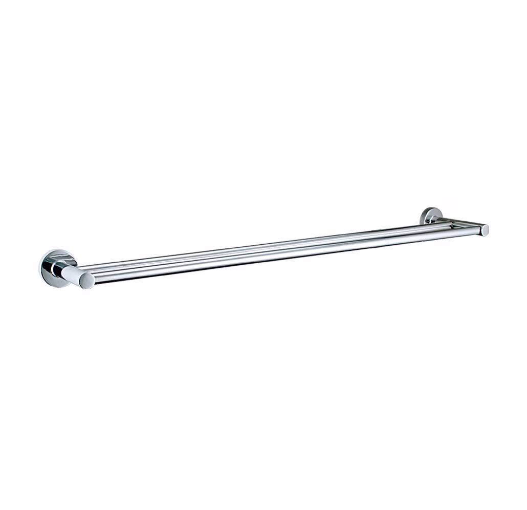 Hc Rnddtrl Double Towel Rail Cp 600mm Ro