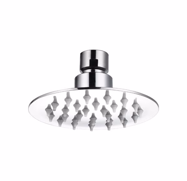HC SHOWER ROSE ROUND SLIM SS 100MM 1 FUN