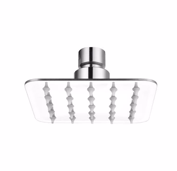HC SHOWER ROSE SQUARE SLIM SS 100MM 1 FU