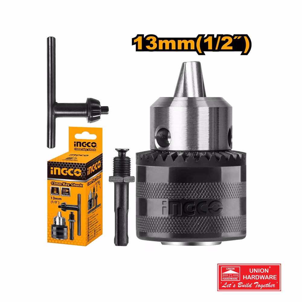 INGCO 13MM KEY CHUCK WITH ADAPTER