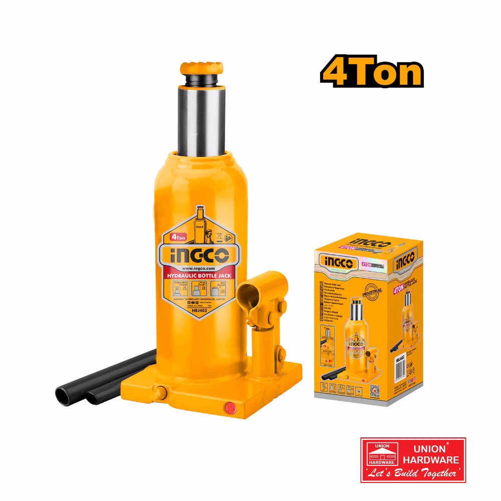 INGCO HYDRAULIC BOTTLE JACK 4 TON