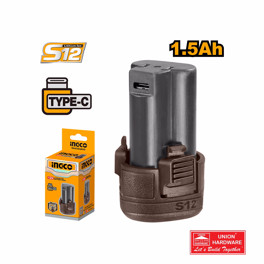 INGCO LI-ION BATTERY PACK 12V(1.5AH)