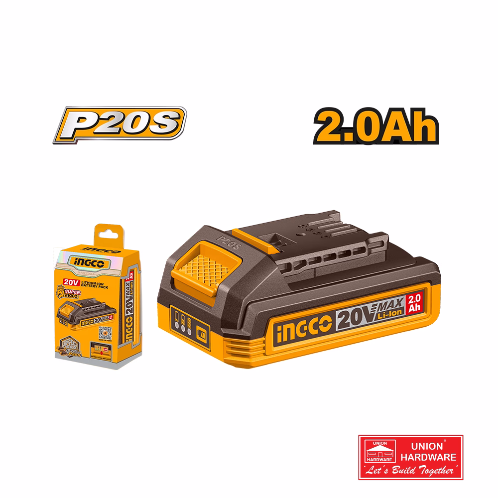 INGCO LI-ION BATTERY PACK 20V 2.0AH
