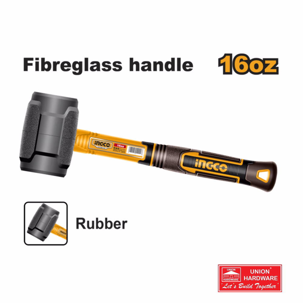 INGCO RUBBER HAMMER 16OZ/450G