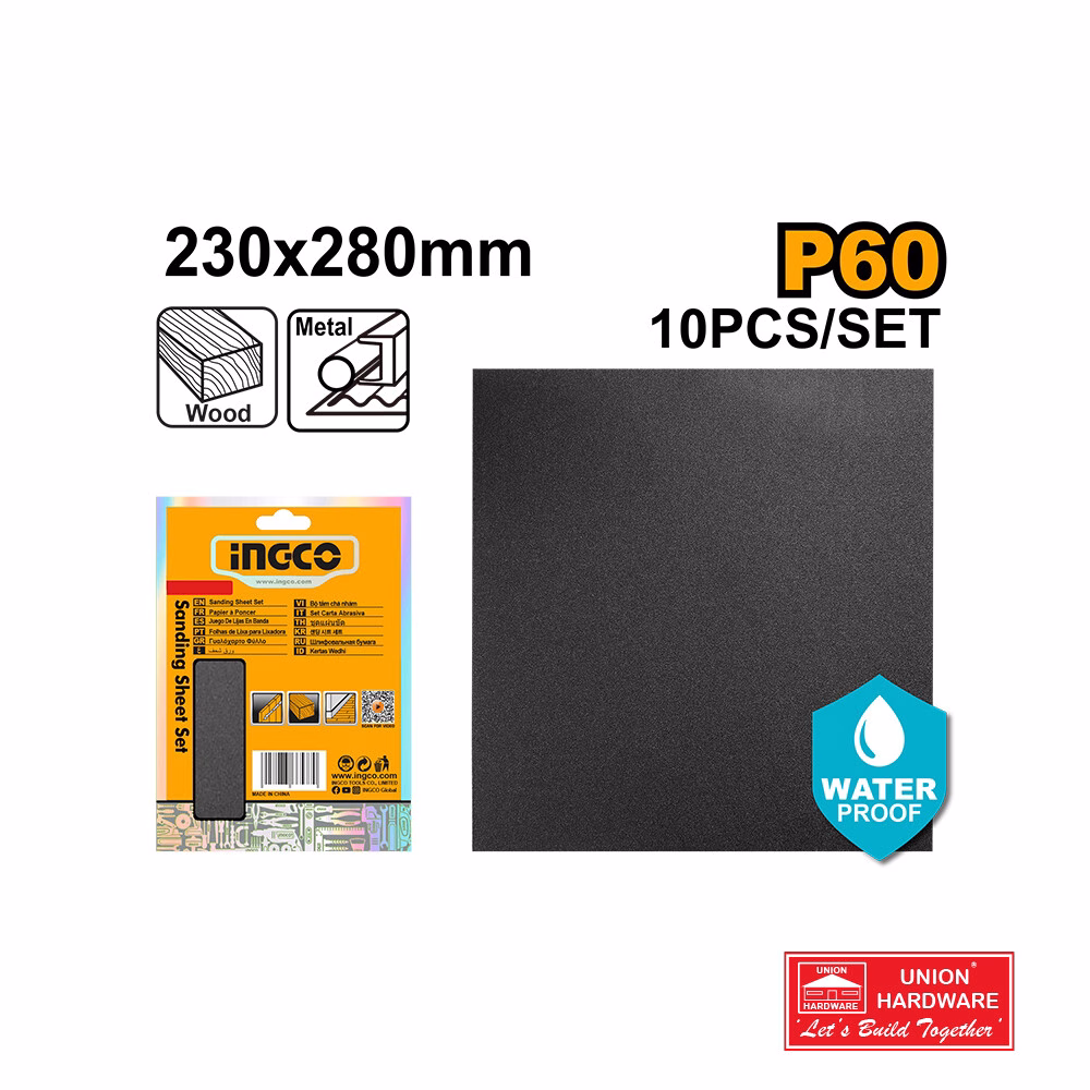 INGCO WATERPROOF SANDPAPER 230X280MM E
