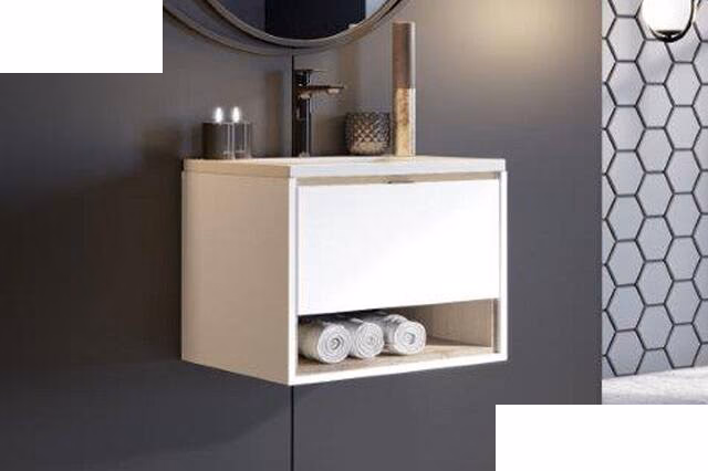 Italtech T600 White Vanity Basin 600x380