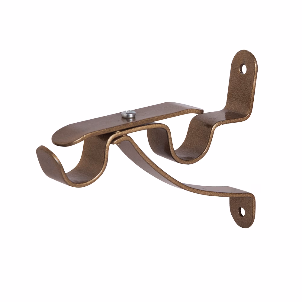 Kc Bracket Flat 25mm Double Antq Bronze 2 P/Pack