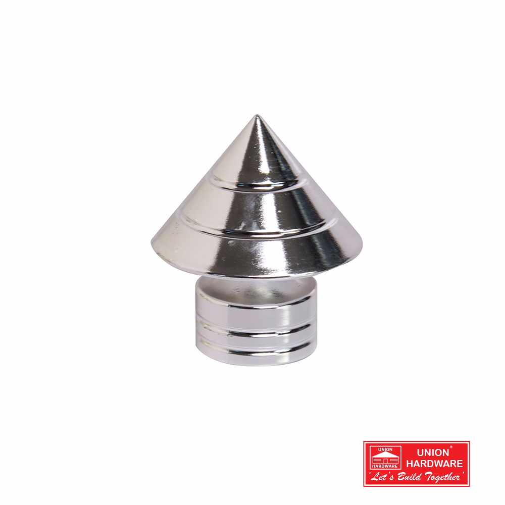 KC CHROME ANDREA FINIALS 2 P/PACK