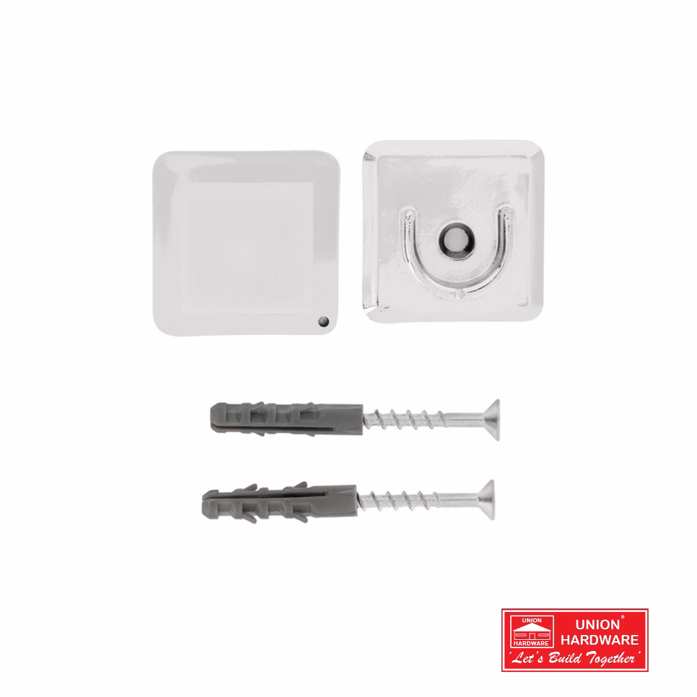 KC CHROME CAFE U STICK ON BRACKET 2 P/PACK