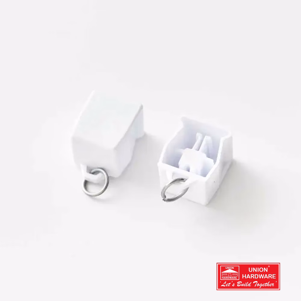 KC END CAP ROLLO WHITE 2 P/PACK