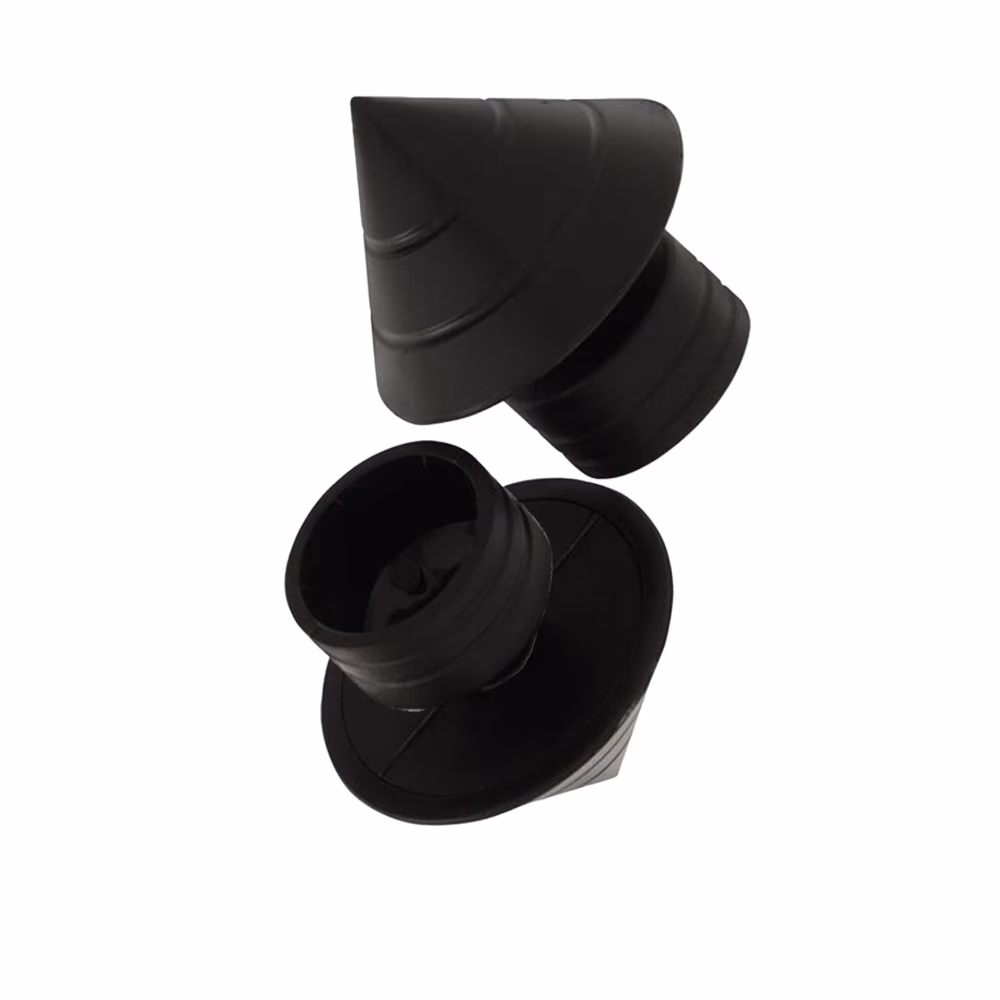 Kc Finial Andrea 25mm Black 2 P/Pack