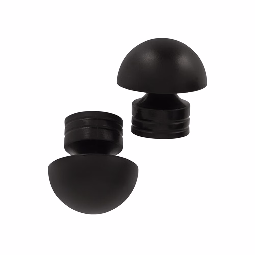 Kc Finial Annene 25mm Black 2 P/Pack