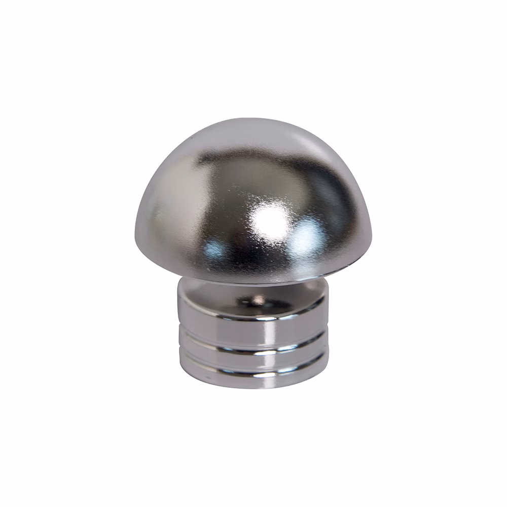 Kc Finial Annene 25mm Chrome 2 P/Pack