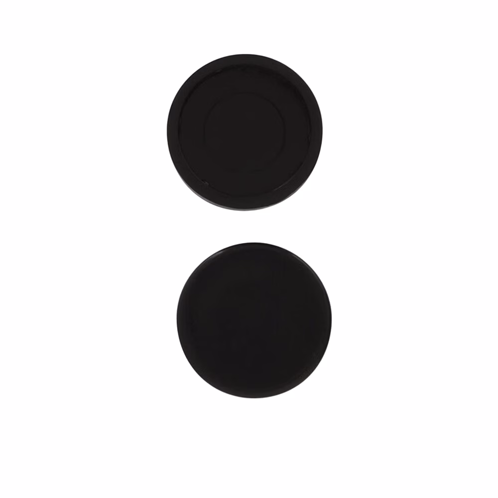 Kc Finial Disc 25mm Black 2 P/Pack