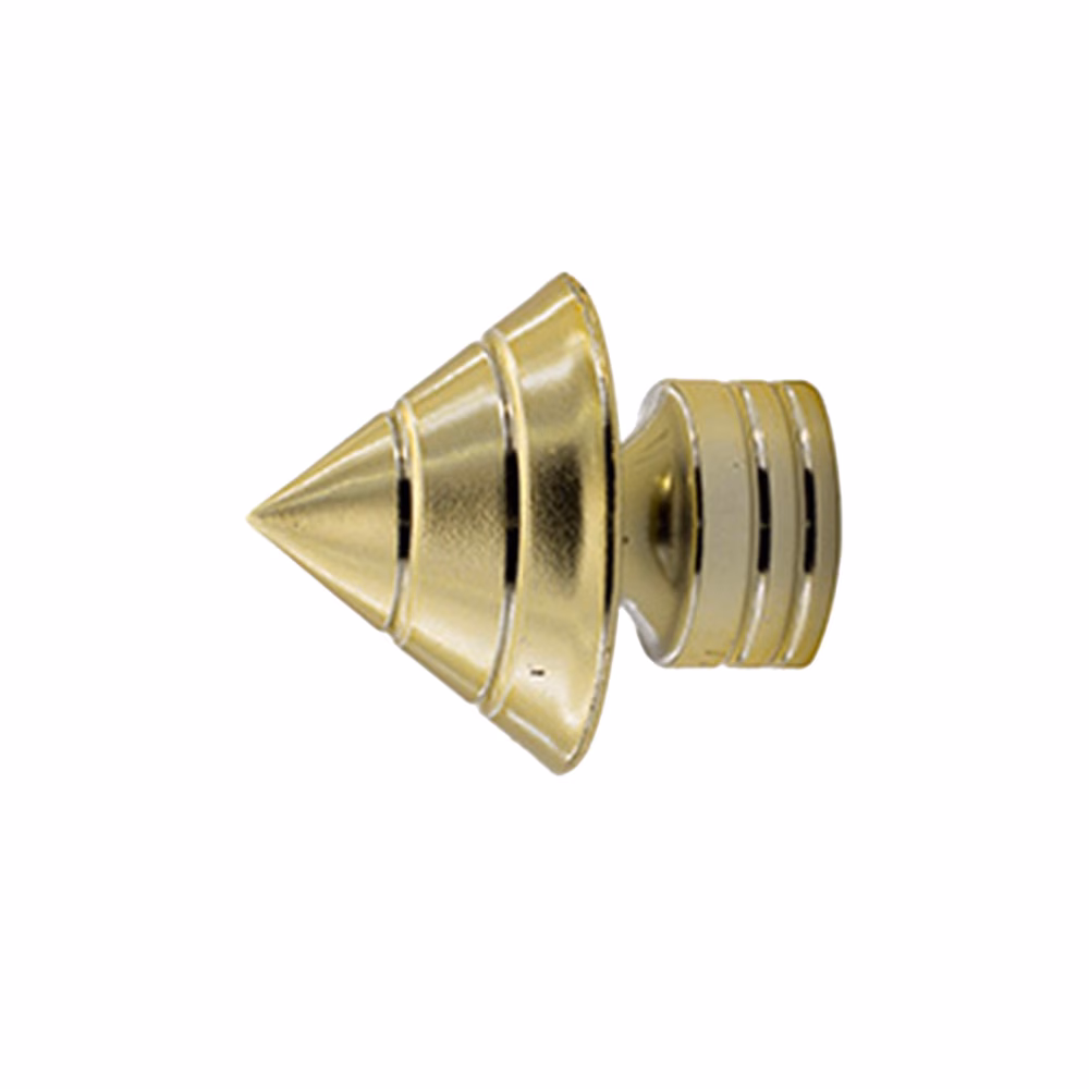 Kc Finials Andrea 25mm Brass 2 P/Pack