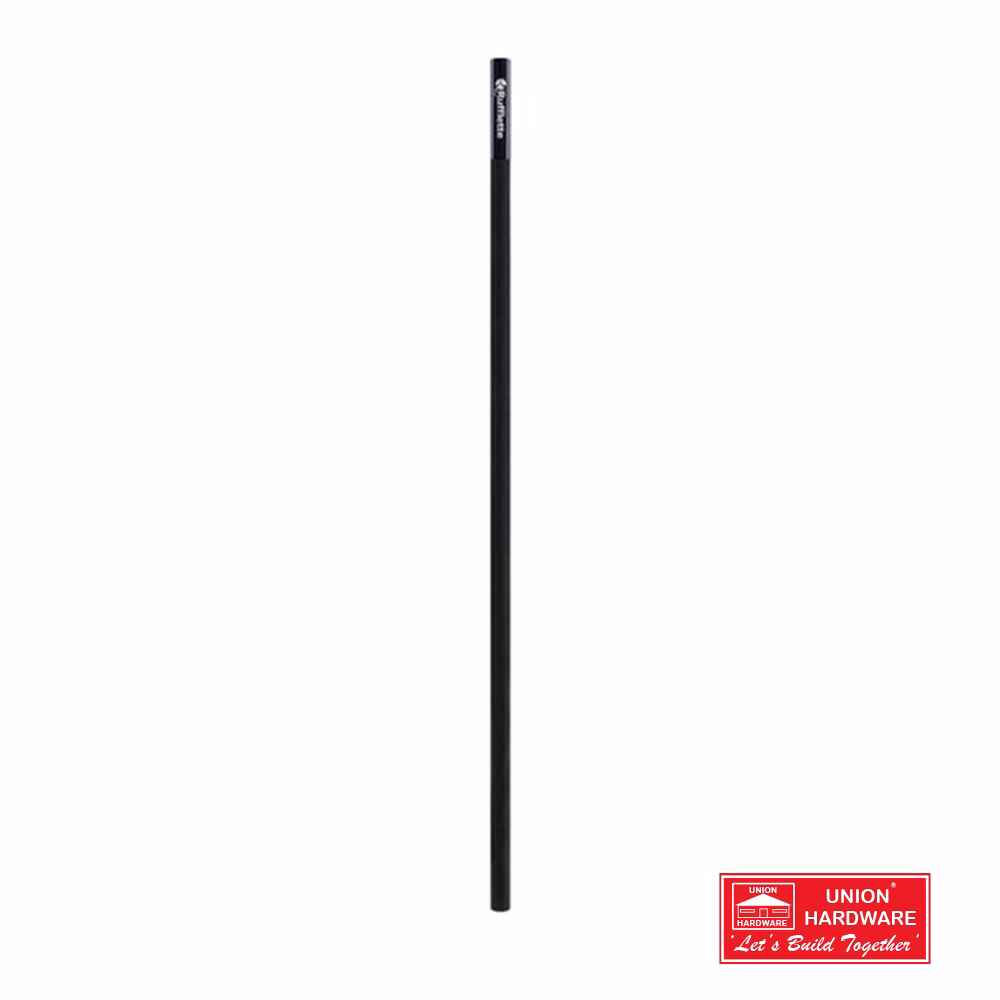 KC POLE W/IRON BLK 25MM 4.0