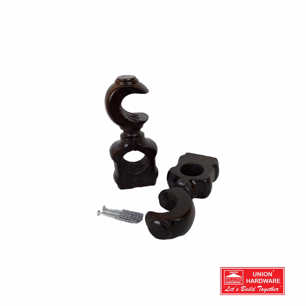 KC SHERWOOD DARK BRKT DBL SINGLE 35MM 2 P/PACK