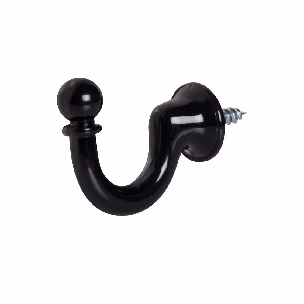 Kc Tie Back Hook 34mm Black Pr