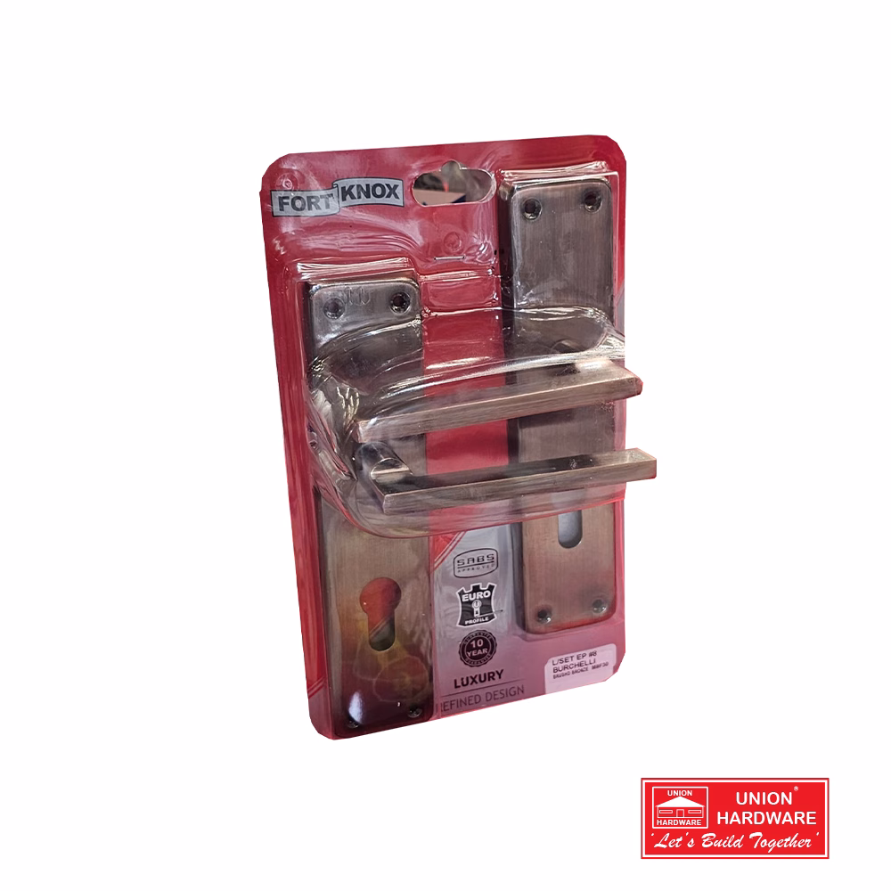 LOCK SET EP -8 BURCHELL BRUSHED BRONZE