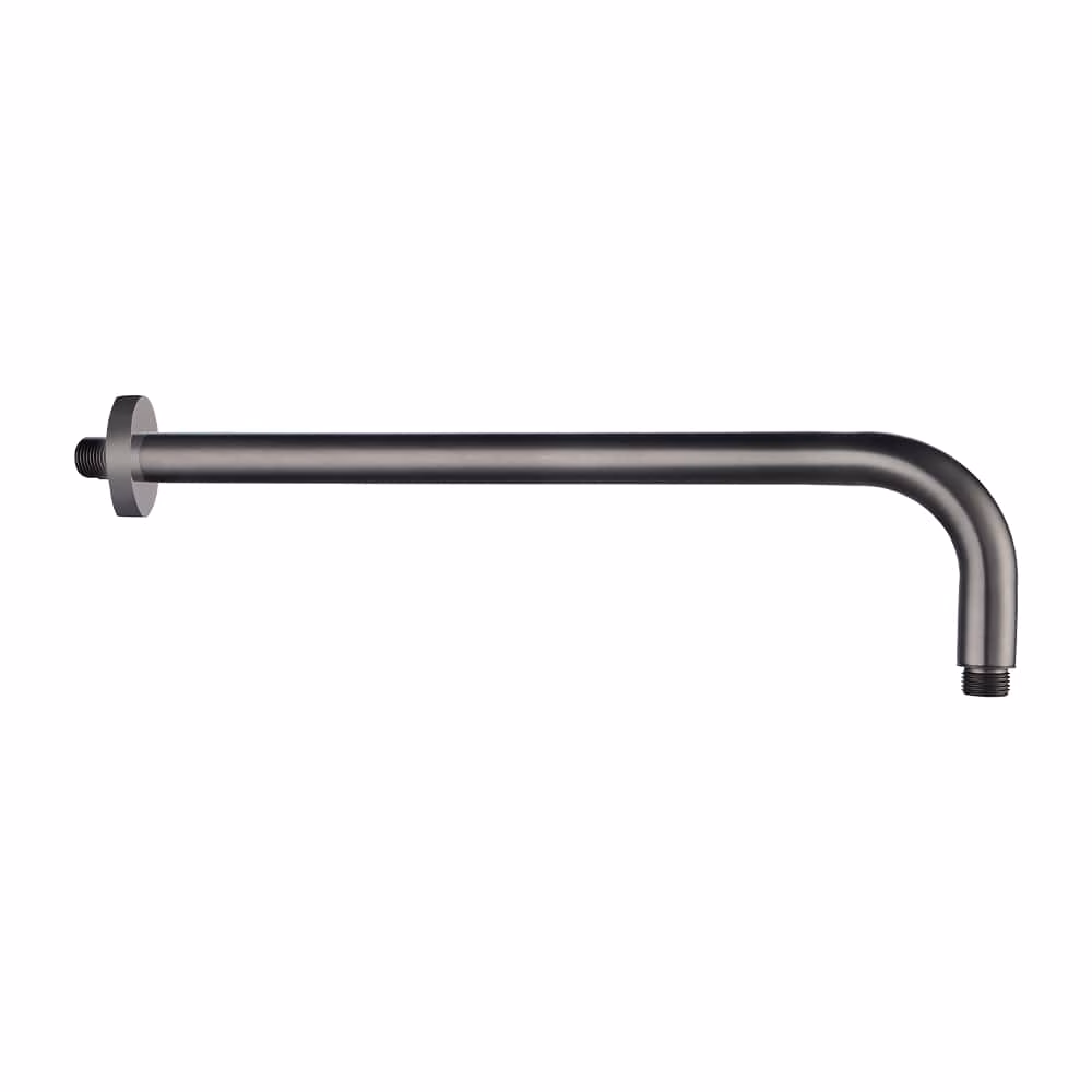 MES MIELA GRAPHITE SHOWER ARM 400MM ROUN